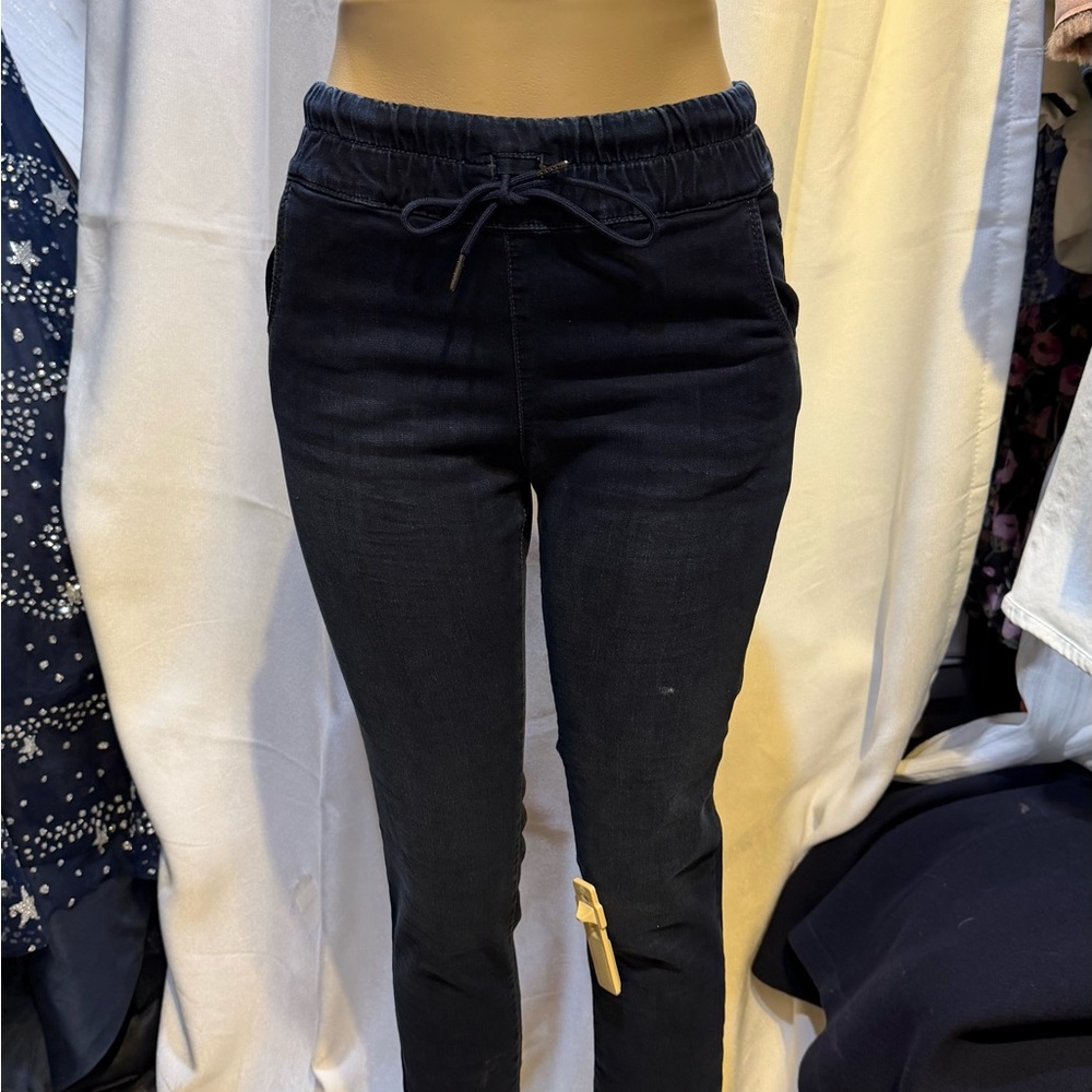BEVY FLOG Women's Blue Skinny Pull-On Jeans